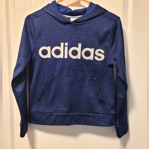 Boy's adidas Navy Hoodie, Size 8 (Small)